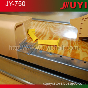 JY-750 indoor plastic tribune gym stadium using retractable bleacher